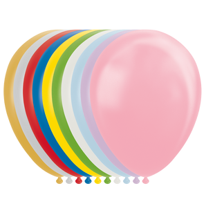 10 Ballons métallisés 30cm